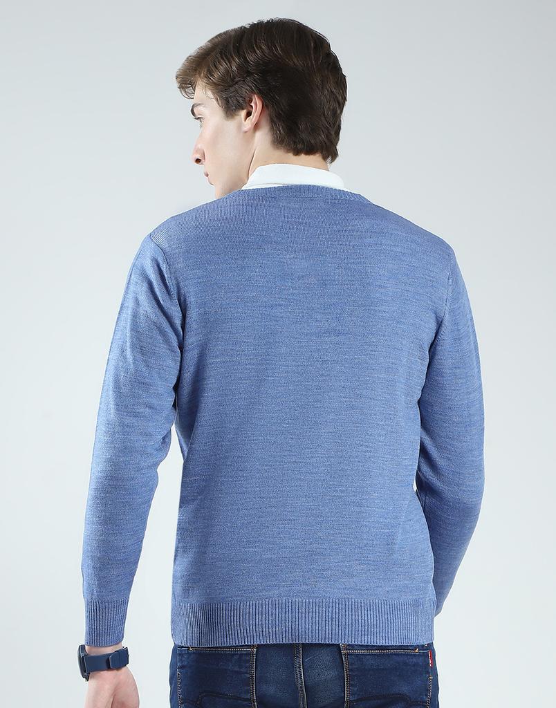 MONTE CARLO Men's V Neck Full Sleeves Pullover