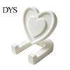 Cute Heart Phone Mount Minimalist Shaped Tablet Stand, 3D Printed Desktop Holder, DIY Girly Room Decor Accessories Blank Decorative Ornament, Romantic