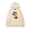 High Quality Printed Male and Female Couples Mickey Minnie Disney Printed Hoodie Parent-child Cartoon Printed Loose Hoodie