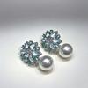 2026 Xiaoxiangfeng Exquisite High-end Pearl Flower Earrings Women, Music Festival High-end Temperament Earrings Stud Earrings