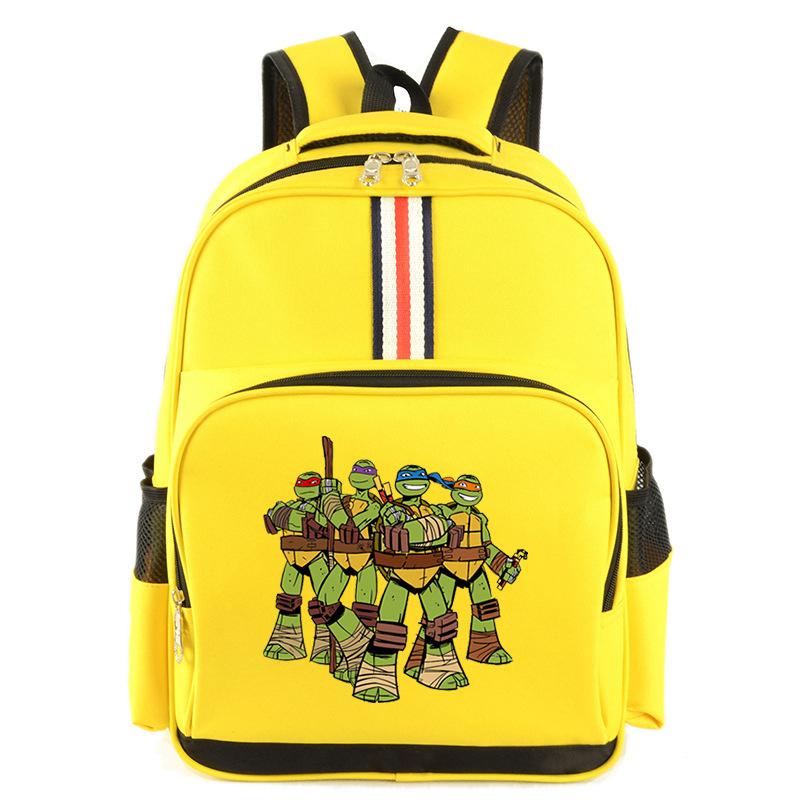 Hot Sale Teenage Mutant Ninja Turtles Cartoon Printed Backpack Elementary and Secondary School Students Outdoor Leisure Large Capacity