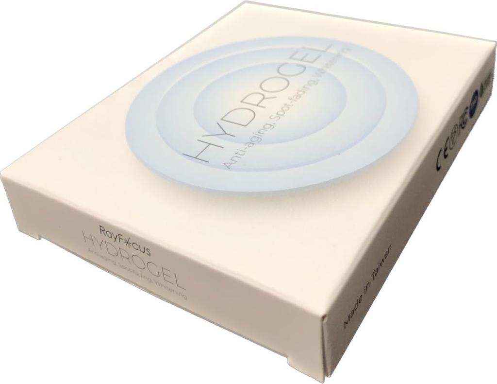 RayFocus Gel Hydrogel Formulated with Hyaluronic Acid for Firming and Gallic Acid for a Healthy Skin 10 Sheets Per Replacement Sheet for Authorized