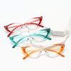 Vintage Katzenauge Lesebrille Damen Perle Anti-Blaulicht High-Definition Farbverlauf Brille Retro Metallscharnier Brillen +1.0+1.5
