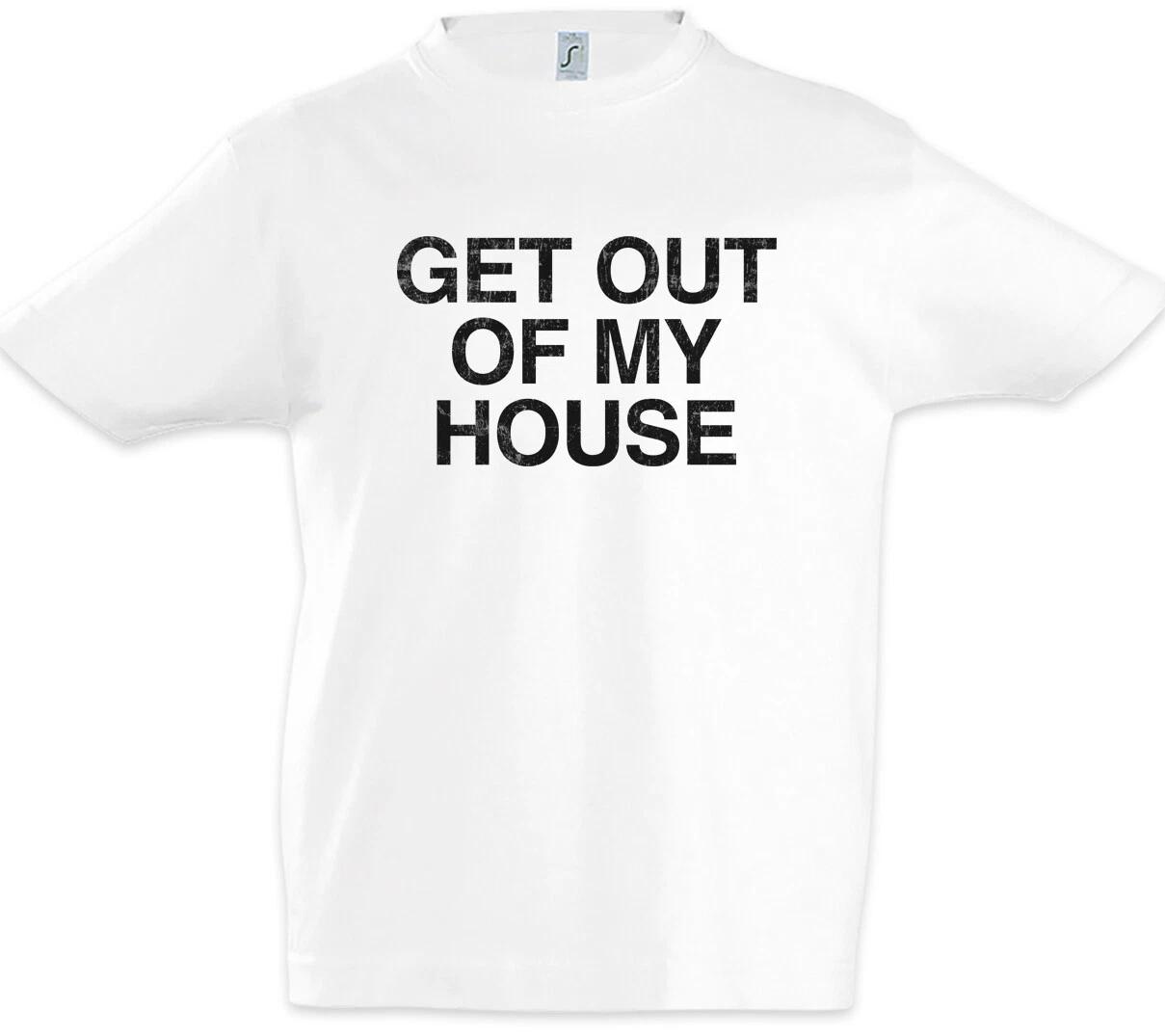 Get Out Of My House Kids Boys T-Shirt Two And Fun Charlie A Half Harper Men- 100