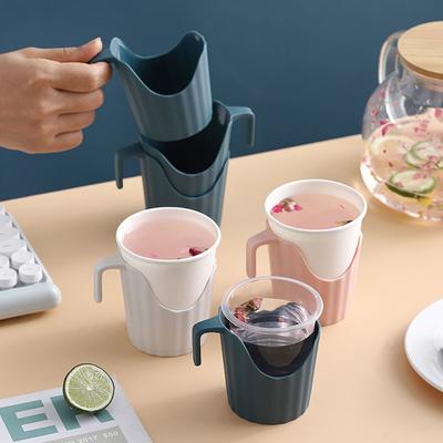 Paper Cup Holders Cup Cover Anti-Scalding Coffee Cup Holder Disposable Cups Cup Stand Coaster Base For Office Home Party