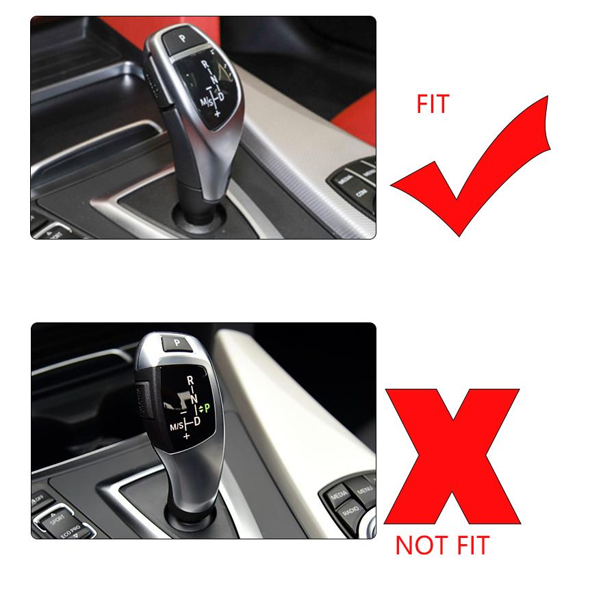 Car Gear Knob Shift Cover Sticker for BMW F30 F10 F32 F33 F31 F34 F06 F12 F25 F26 1 3 3GT 4 5 5GT 6 7 Series 13-17