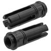 Ryohin Buhin 5KU 14mm CCW Silencer & Flash Hider Set (SF Type SOCOM556 RC2 Silencer & SF Type 4-Prong Flash Hider) Suppressor DE Dark Earth
