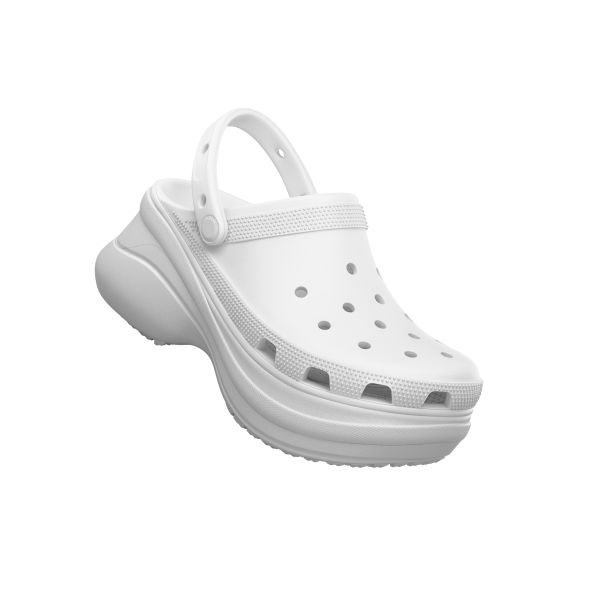 Crocs Zueco Clásico Bae Blanco (De las mujeres) Zapatillas de Mujer 206302-100