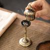 Matel Magpie Hollow Lamp Sandalwood Fragrance Censer Smoking Backflow Incense Holder Tea House Ornaments Study Room Home Decor
