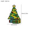 Fashionable Christmas Brooch Snowman Christmas Tree Pins Santa Claus Brooch  New Year Pins