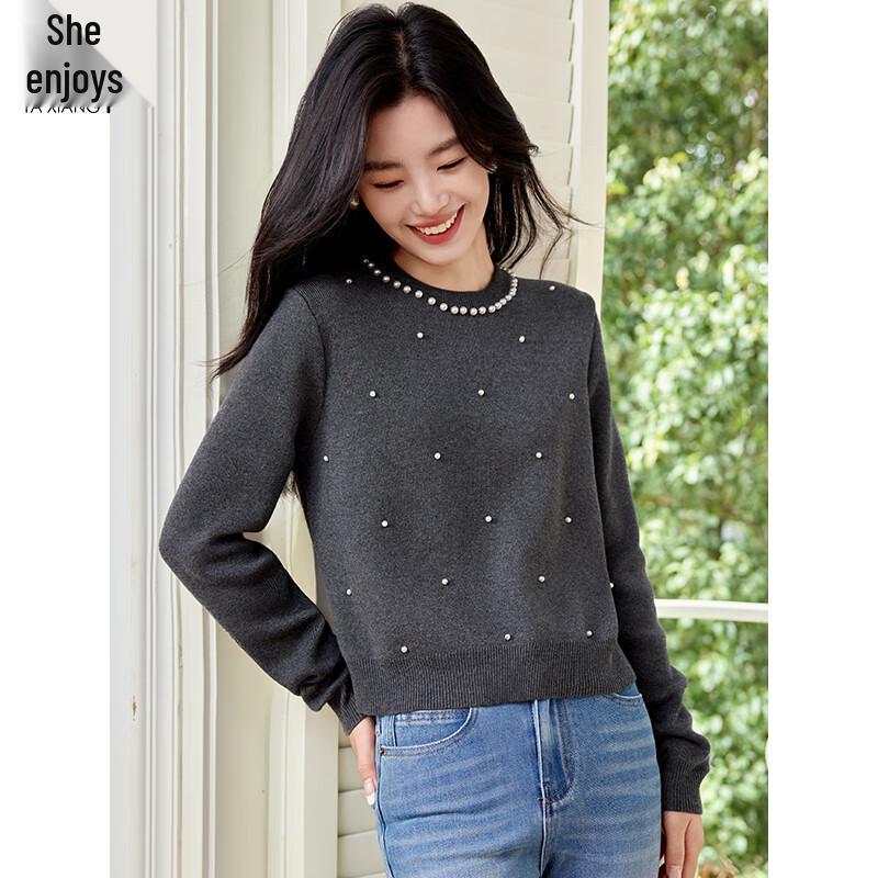 Women's Beaded Knit Sweater