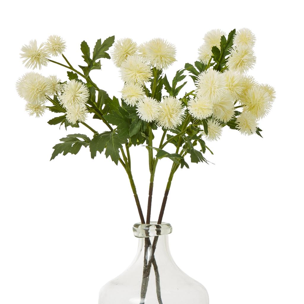 Hill Interiors Kugeldistel Spray Kunstblume