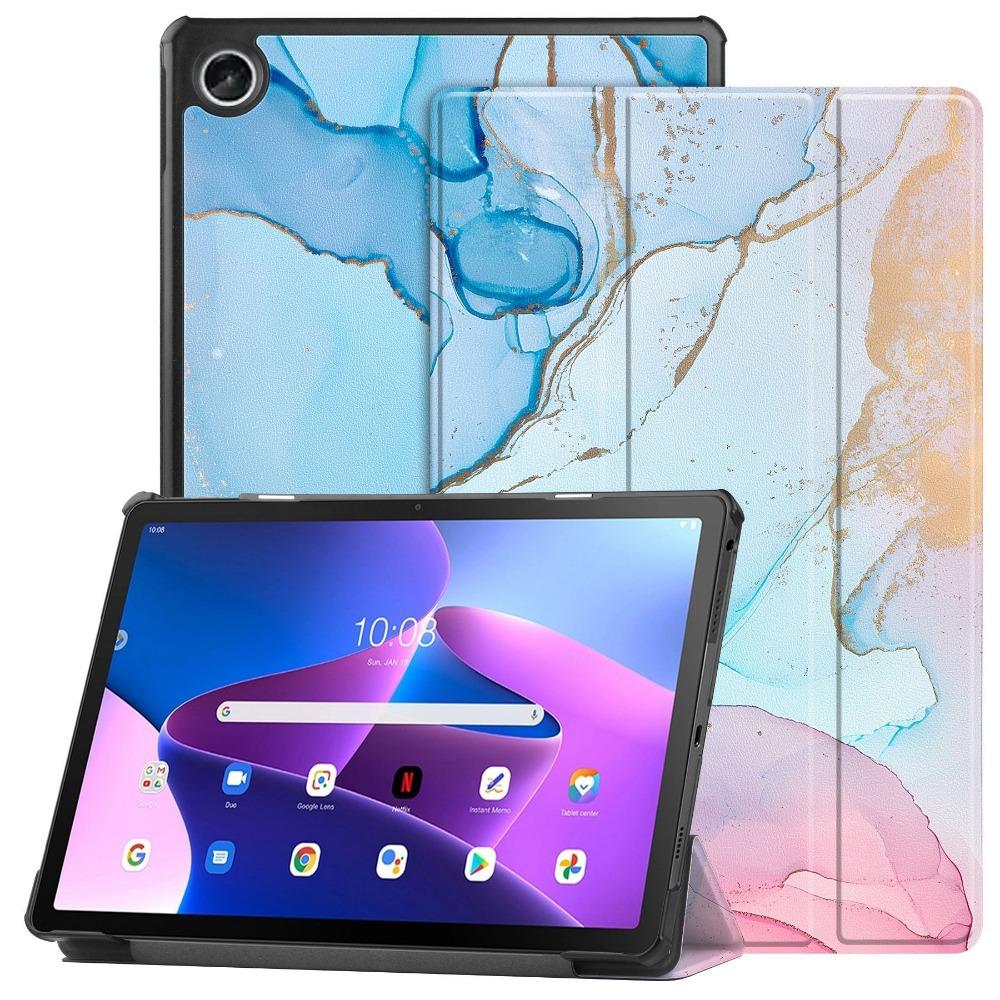 For Samsung Tab A9 2023 Case Premium Leather Tri Fold Stand Cover for A9 Plus Tablet Shockproof Protective Sleeve