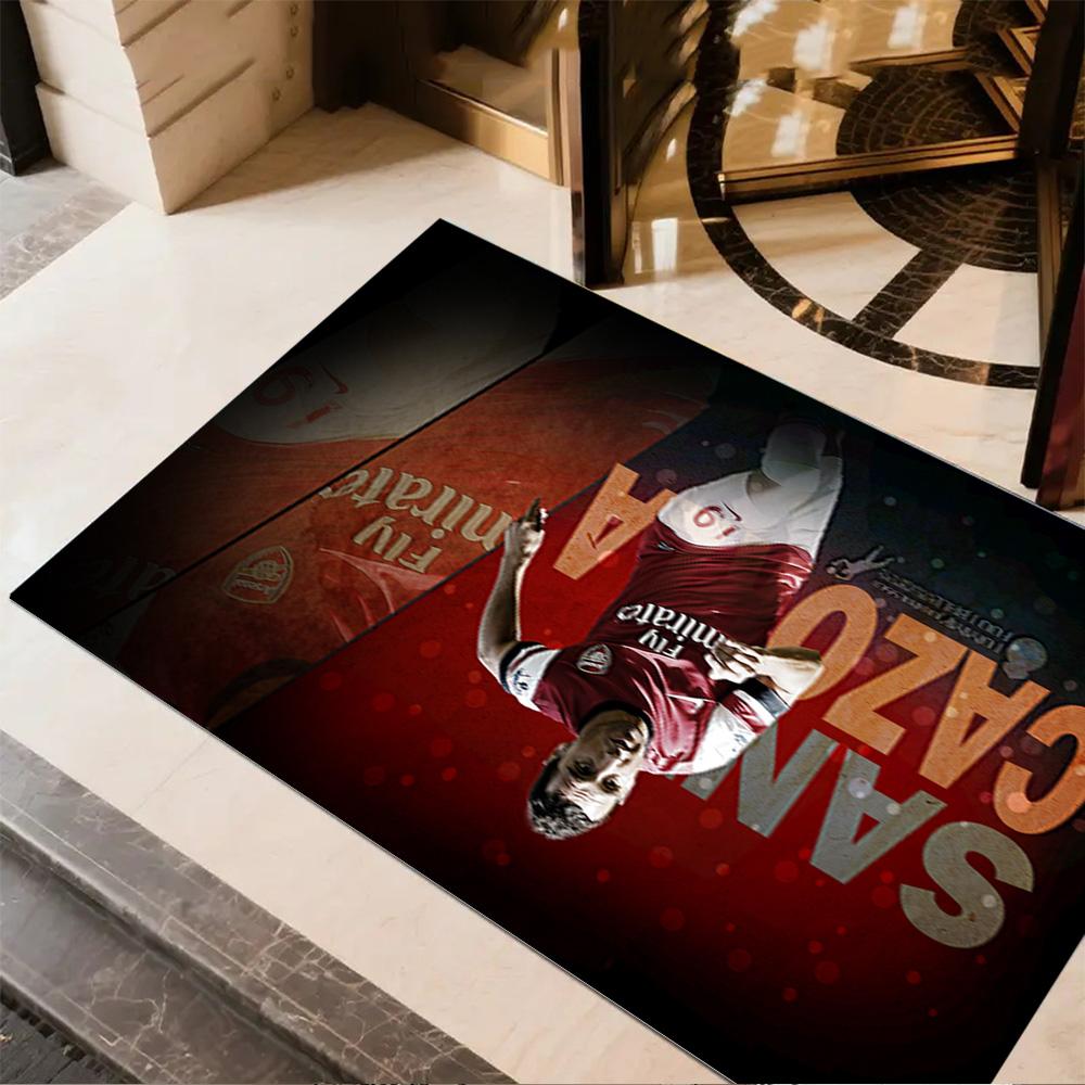 Santi Cazorla Arsenal Legend Floor Rug Office Rug Suitable for Game Room Balcony Playrooms Living Rooms Antislip Carpet Anime Office Decor