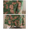 Dimanaf 2025 Women Plus Size Spring Long Dress Loose Floral Dress Basic Casual Maxi Vintage Printing Holiday