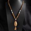 Tibetan Ethnic Sweater Chain Zen Bodhi Necklace: Unisex Retro Scenic Accessory