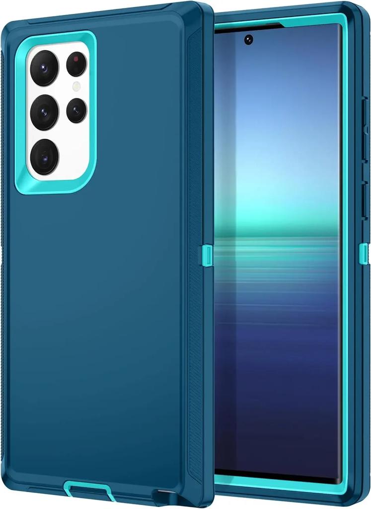 Shockproof Rugged Heavy Duty Durable Otter Cover Box Case for Samsung Galaxy s25 S24 Ultra S23 S22 S21 Plus S20FE S10E Note20