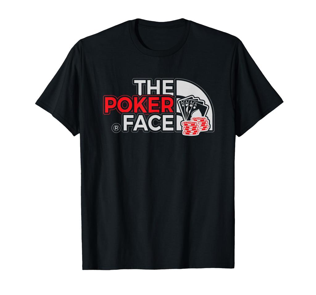 The Poker Face Card Player T-Shirt