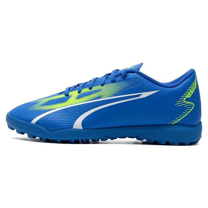 Puma Ultra Play Comfortable TT (Rubber Studs) Durable Soccer Shoes Men Soccer Shoes Blue White Green 107528-03
