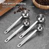 Stainless Steel Coffee Measuring Scoop Food Grade Multi Use Precise Markings for Home Baking Spice Measuring Use
