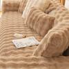 Cat-like Rabbit Plush Sofa Cushion Winter Thickened Sofa Cover Plush Cushion Sofa Cover All Seasons