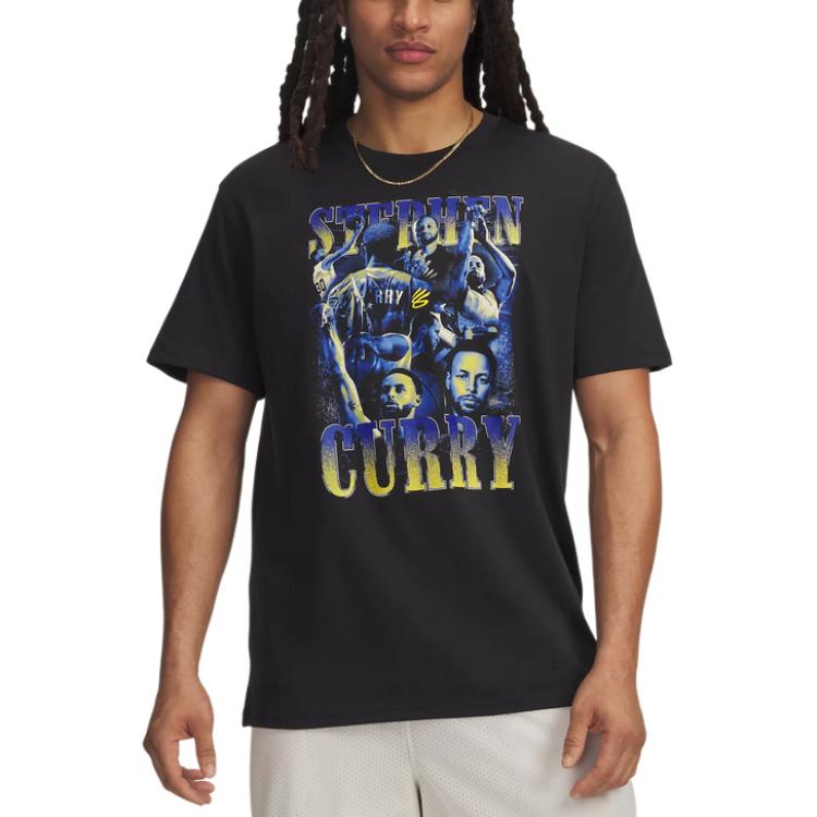 

Under Armour Moments Футболка с принтом Curry Graffiti, легкая, удобная, дышащая, для тренировок и фитнеса, с коротким рукавом, мужская, топ 6011258-001 S