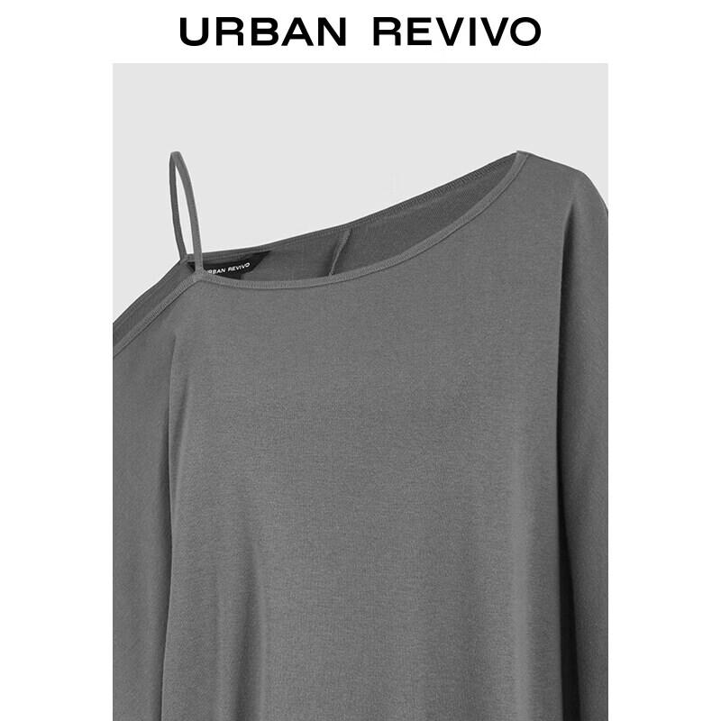 UR2026 Women's One-Shoulder Long Sleeve T-Shirt