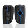 2Buttons Silicone Car Key Fob Cover Case Cap For Nissan Sunny Qashqai J11 X-Trail Murano Kashkay Juke Flip Folding Remote Case