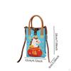 Crossbody Bag Shoulder Mini Phone Handbag with Festive Design And Polyester Material
