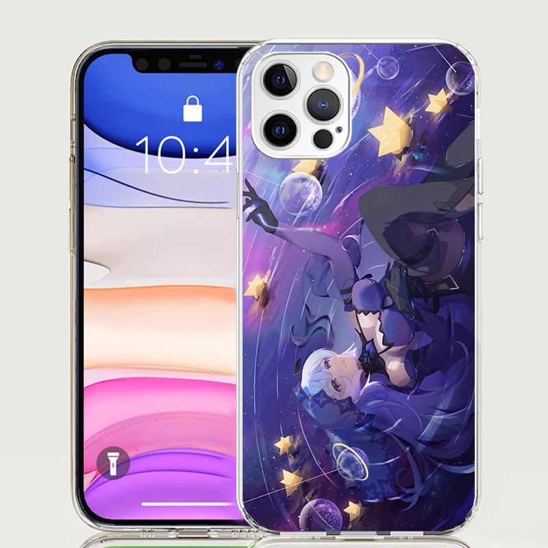 Honkai Star Rail Black Swan Phone Case For Iphone 11 12 13 Mini 14 15 Plus 17 Air 16 Pro Max 16E 7 8 SE Art Customized Coque Cap