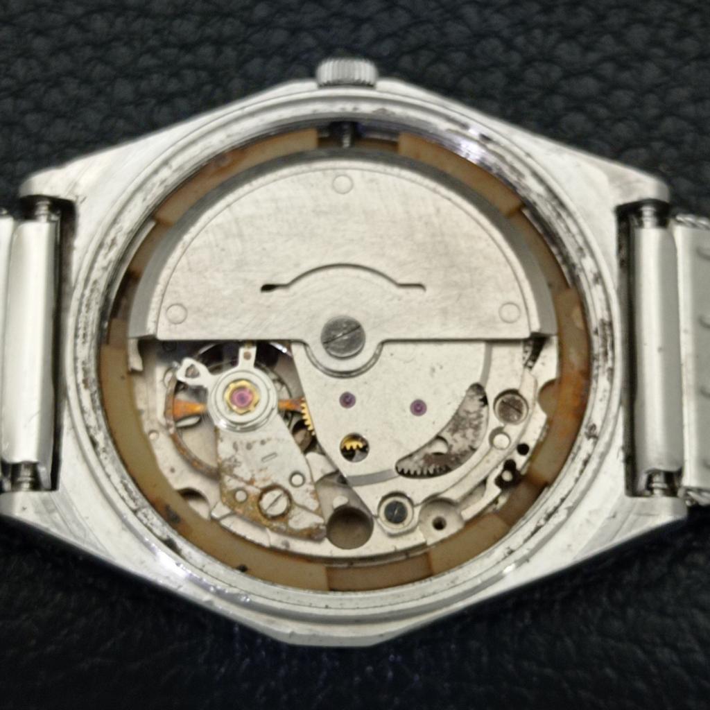 USED VINTAGE CITIZEN AUTOMATIC 8200 JAPAN MENS BLUE COLOR DIAL WATCH a434819-2 R123-a434819