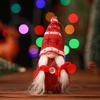 Christmas Decoration Supplies Knitted Santa Claus Doll Christmas Pendant Faceless Doll Christmas Tree Handmade