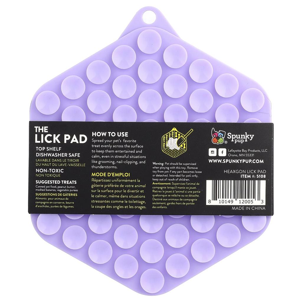 Spunky Pup Rick Pad, for Dogs and Cats, Hexagon, 1 Pad