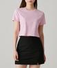 MUSINSA STANDARD WOMAN [Cooltandard] Women'S Crew Neck Crop T-Shirt [Pink]