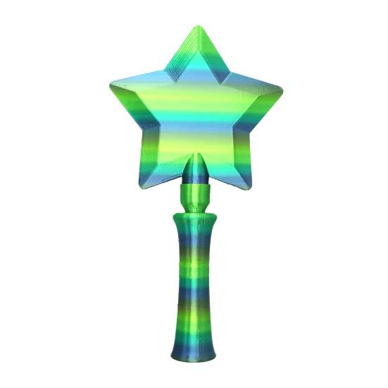 

Retractable Magical Fairy Wand Credit Card Holder 3D Printed Tap to Pay Wand Wizard-Themed Contactless Payment Card Holder C