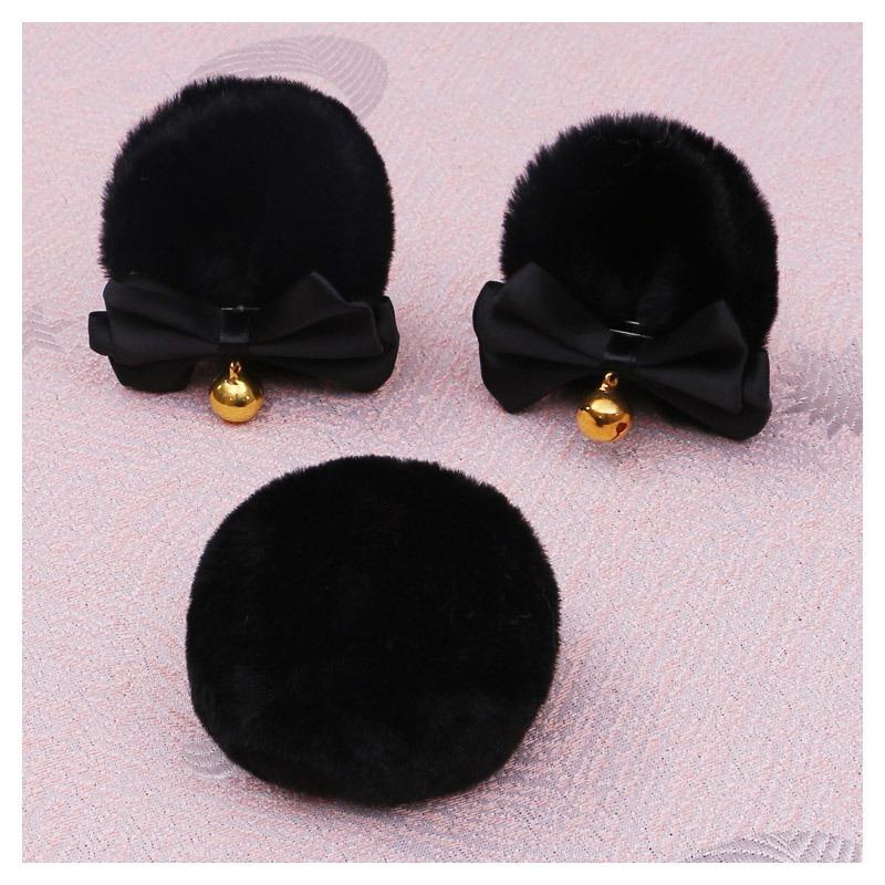 A handmade cute olita hair accessories lo lady edge clip J animal ear hairpin double bow bear ear pair clip