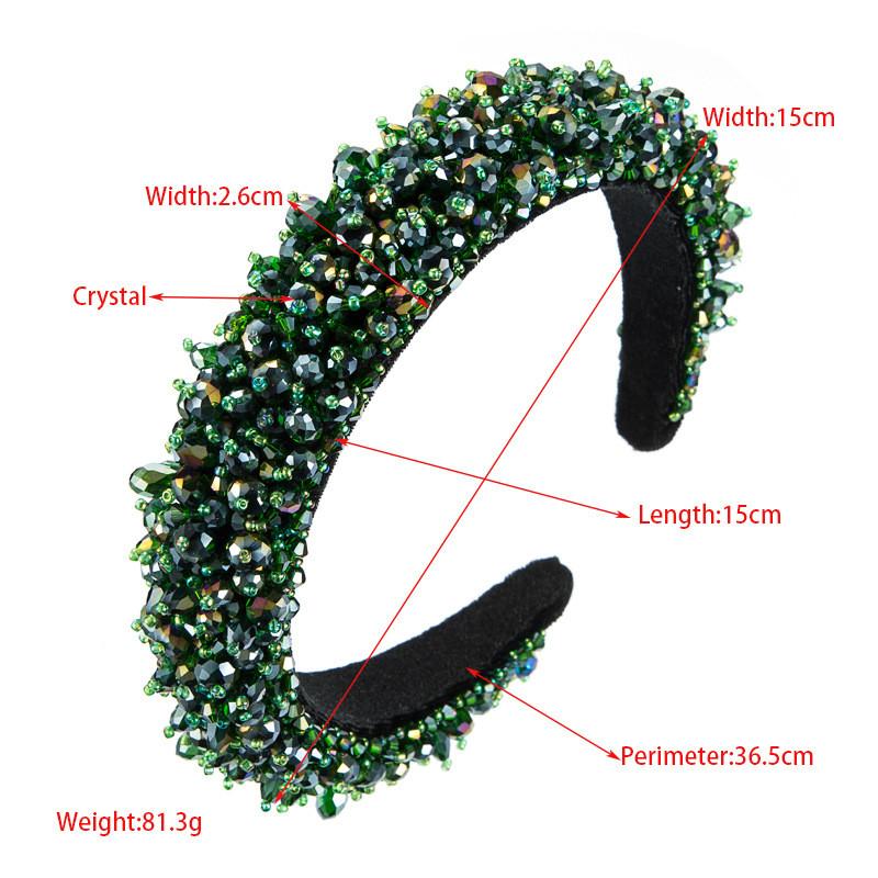 Star Hair Baroque Fashion Hair Hand-Stitched Accessory Crystal Headband Band Full