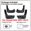 Car Wheel Fender MudFlaps For Nissan March K13 Micra Renault Pulse 2010~2013 Accessories Mud Flap Guards Splash Front