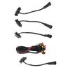 4pcs LED Front Grille Light Smoked Lens with Wiring Harness Kit Fit for Tacoma 16‑19