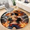 1pc Monkey D. Luffy One Piece Office Round Area Rug, Under Office Chairs Bedroom Living Room Home Decor  A1022155