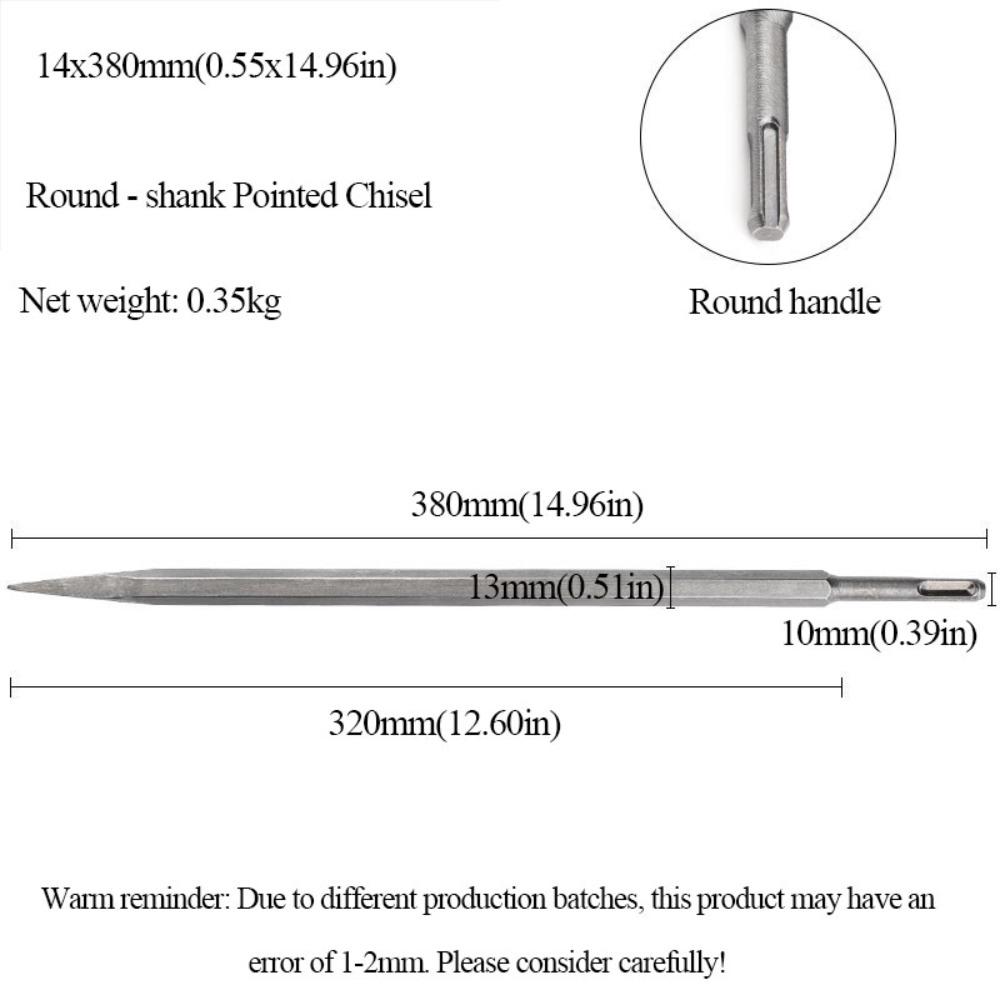 Sharp and Flat Gouge Concrete Construction Drill Bit Pickaxe Picks  Construction Site