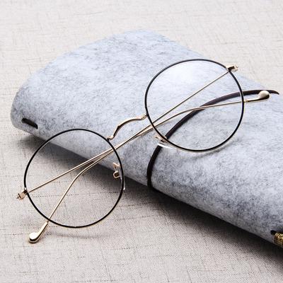 Runde Lesebrille Metallrahmen Prebyopie Brille für Männer Frauen Hyperopie Brillen Brillen Dioptrien +1,0 bis 4,0