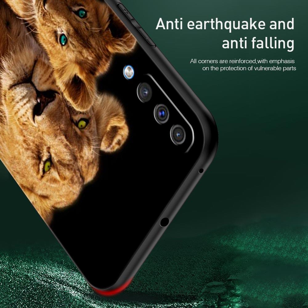 Lion Alpha Male Cub Phone Case For Samsung Galaxy A56 A36 A26 A34 A17 A16 A06 A14 A12 A54 A72 A24 A22 A20e A52 A50 A40 A32 Cover