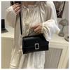 Fashion Popular Retro Crossbody Commuter Shoulder Handheld Crossbody Small Square Bag Female