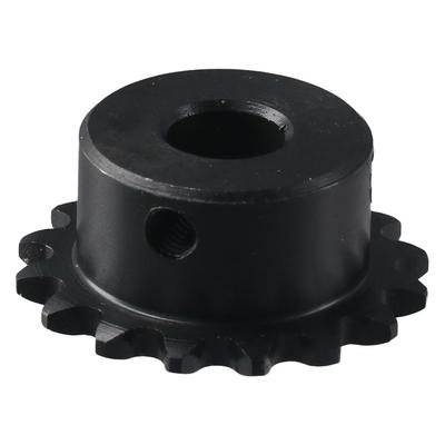 Black Oxide 16 Tooth Gear 25 Chain Roller Sprockets Durable B Type Hardened Teeth  Roller Chain