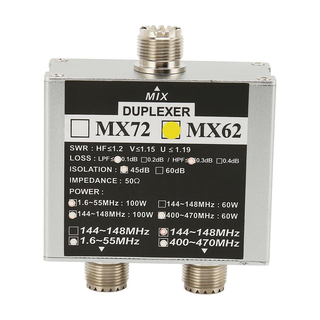 Antenna Combiner VHF UHF HF Short Wave 3 Band Transit Station Combiner Duplexer