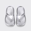 Silver Thick Bottom Flip-flops Fashionable Women Summer Wear Non-slip Out Casual Versatile Internet Celebrity Beach Cool Slippers