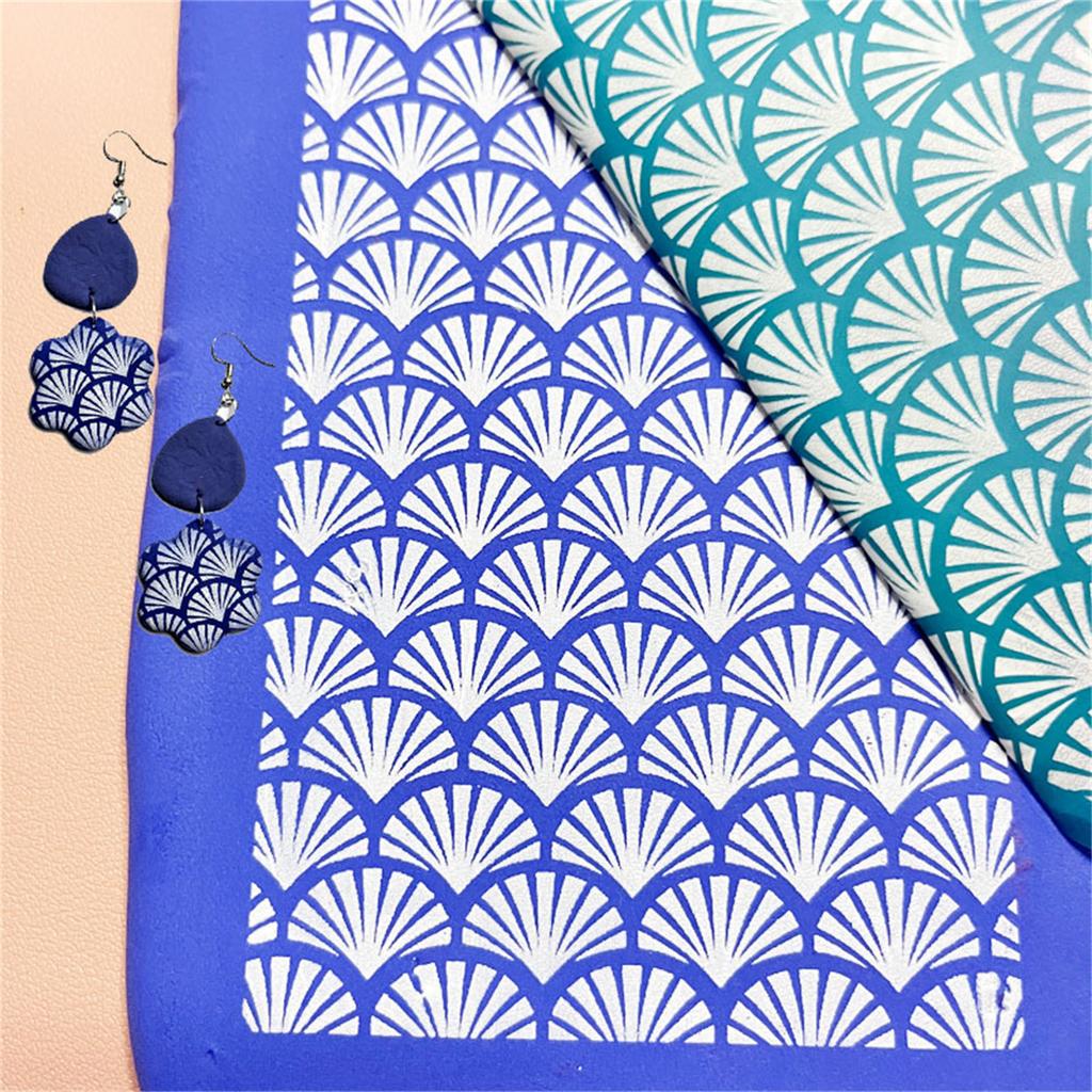 Reusable Silk Screen Stencils Valentines Day Silkscreen Printing Stencils Earrings Transfers Stencils for Craft Making