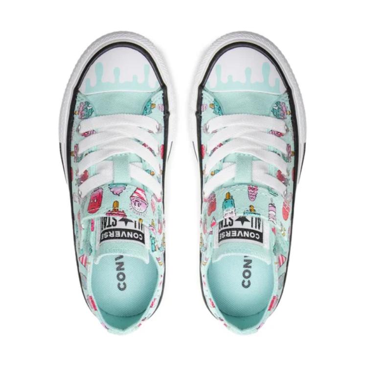 Converse Chuck Taylor All Star Comfortable Low Top Canvas Shoes Kids Sneakers Blue A02151C