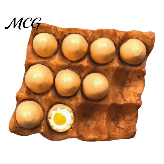 Refrigerator Decor Magnet Simulated Egg Magnet, Resin 3D Decorative Fridge Cartoon Memo Notes Photo Holder for Home Kitchen Office